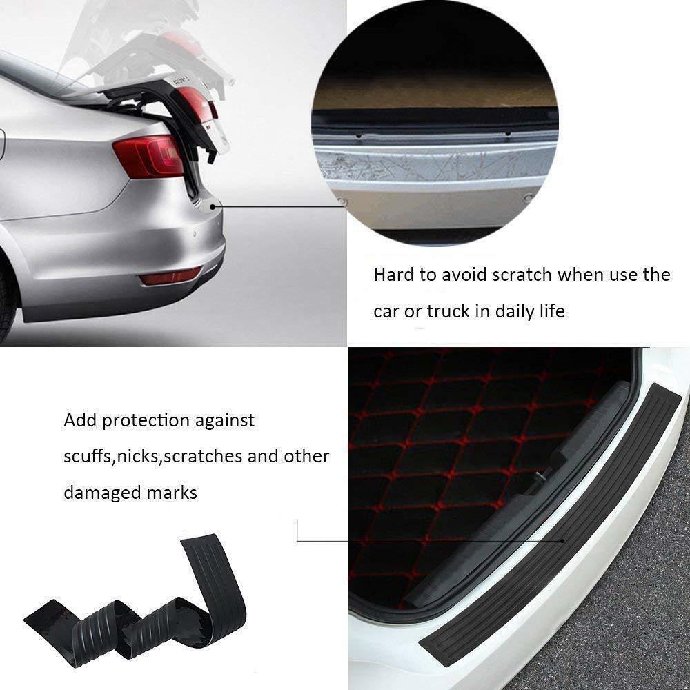 Protector De Parachoques Trasero Caucho Accesorios Para Carro Carros