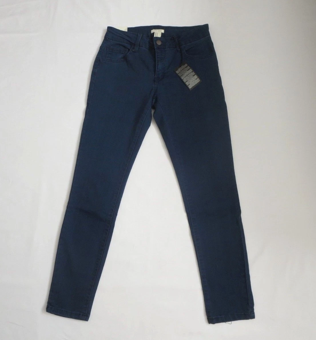 NWT Forever 21 Womens Dark Blue Skinny Crop Ankle Denim Jeans Size 25