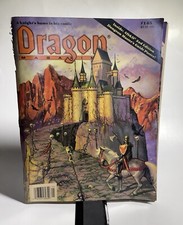 Dragon Magazine 145 Poster Included TSR May 1989 D D