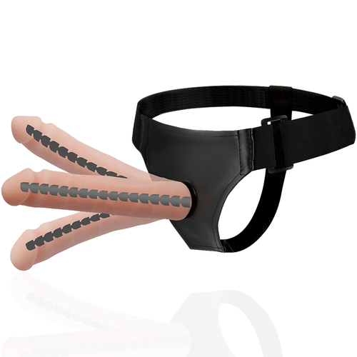 ARNÉS ARTICULABLE 22.5 CM / 4.5 CM ARNESES PEGGING STRAP-ON MUJER ✅DISCRETO 24H - Imagen 2 de 4