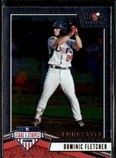 2019 Panini USA Baseball Stars & Stripes #97 Dominic Fletcher Longevity Base