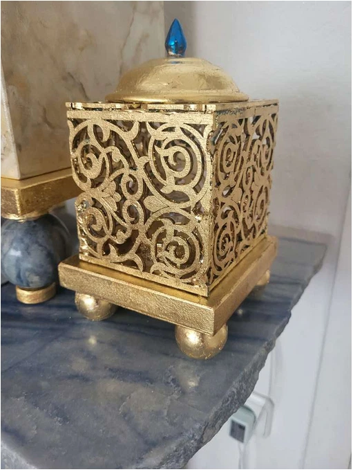 2m fortlfd. ornamentierte Zierleisten - Holz 10cm- orientalische Dekoration Wand - Bild 4 von 4