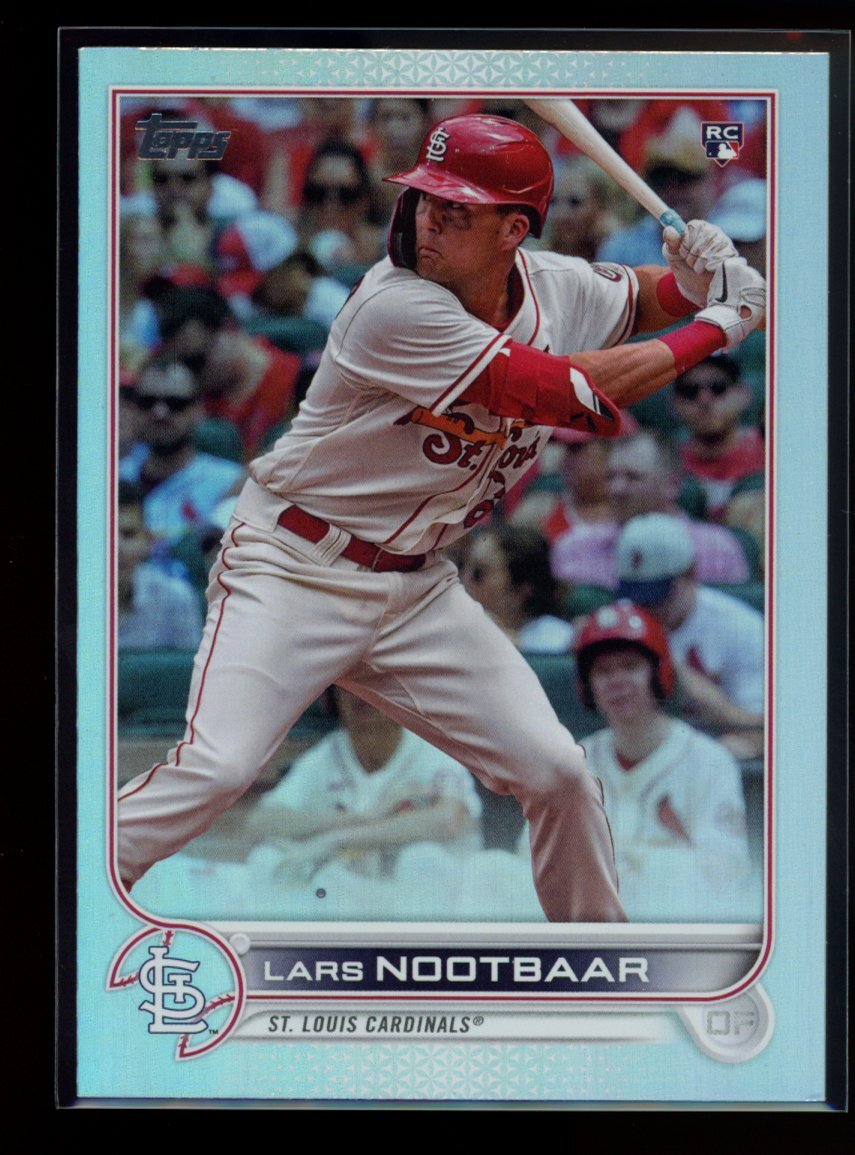 2022 Topps #58 Lars Nootbaar Rainbow Foil