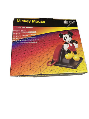 Vintage 1990 AT&T Mickey Mouse Telephone for sale online | eBay