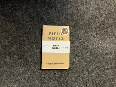 Field Notes 10th Tenth Anniversary 3-Pack Notebooks. Brand New Sealed. 32 pages