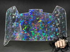 Cracked Ice Full Size Helmet Visor (Display Only) Replica/Speed/Flex Compatible