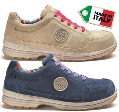 WOMENS LEATHER WORK SAFETY SHOES TRAINERS TOE CAP DIKE LADY D. LIKE S3 SRC 30912