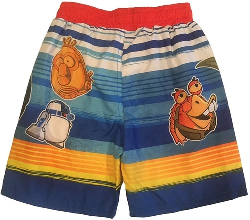 Angry Birds Star Wars☆Boys Swim Trunks☆Board Shorts Swimsuit☆Sz 4/5☆Choose Style - Foto 5 di 7