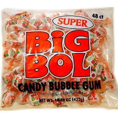 Albert's SUPER SIZE BIG BOL Candy Bubble Gum 48 count 