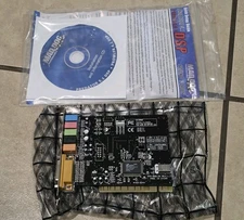 MadDog 5.1 Channel PCI Sound Card MPB-000138 SC3000 + Installation & Info CD