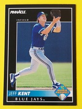 1992 Pinnacle #522 Jeff Kent RC HOF BLUE JAYS