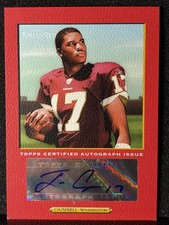 2005 Topps Turkey Red Jason Campbell #TRA-JC Red Auto /50 COLOR MATCH RC 🔥