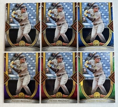 2022 Topps Museum Collection Manny Machado Full Rainbow 1/1 /50 /99 /150 Padres