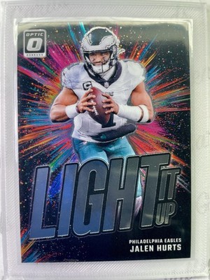 2024 Donruss Optic Light It Up #19 Jalen Hurts Philadelphia Eagles