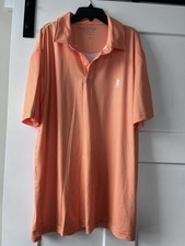 IZOD Men  s Short Sleeve Polo. Size XL. Orange. Pre-owned Excellent Condition