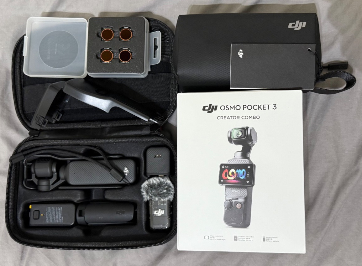 DJI Osmo Pocket 3 Creator Combo - PLUS EXTRAS - £700 BUNDLE!