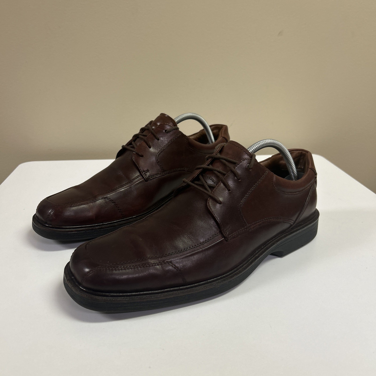 SAOLA Johnston & Murphy XC4 System impermeabile uomo pelle di pecora marrone derby taglia 10 5 M