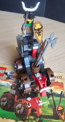 Lego 6032 Ritter Castle Kingdom 1, Catapult Crusher vollständig mit Anleitung