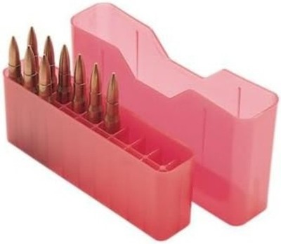 Lightweight Slip-Top Ammo Box for 20 Rounds - Clear Design for Effortless Access