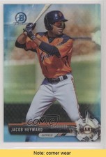 2017 Bowman Draft Chrome Sky Blue Refractor /399 Jacob Heyward #BDC-22 READ gx1