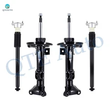 Set of 4 Front Suspension Strut-Rear Shock Kit For 2012-2014 Mercedes-Benz C250