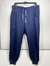 Figs Scrub Pants Adult Large Jogger Zamora Navy High Rise W18SW2005