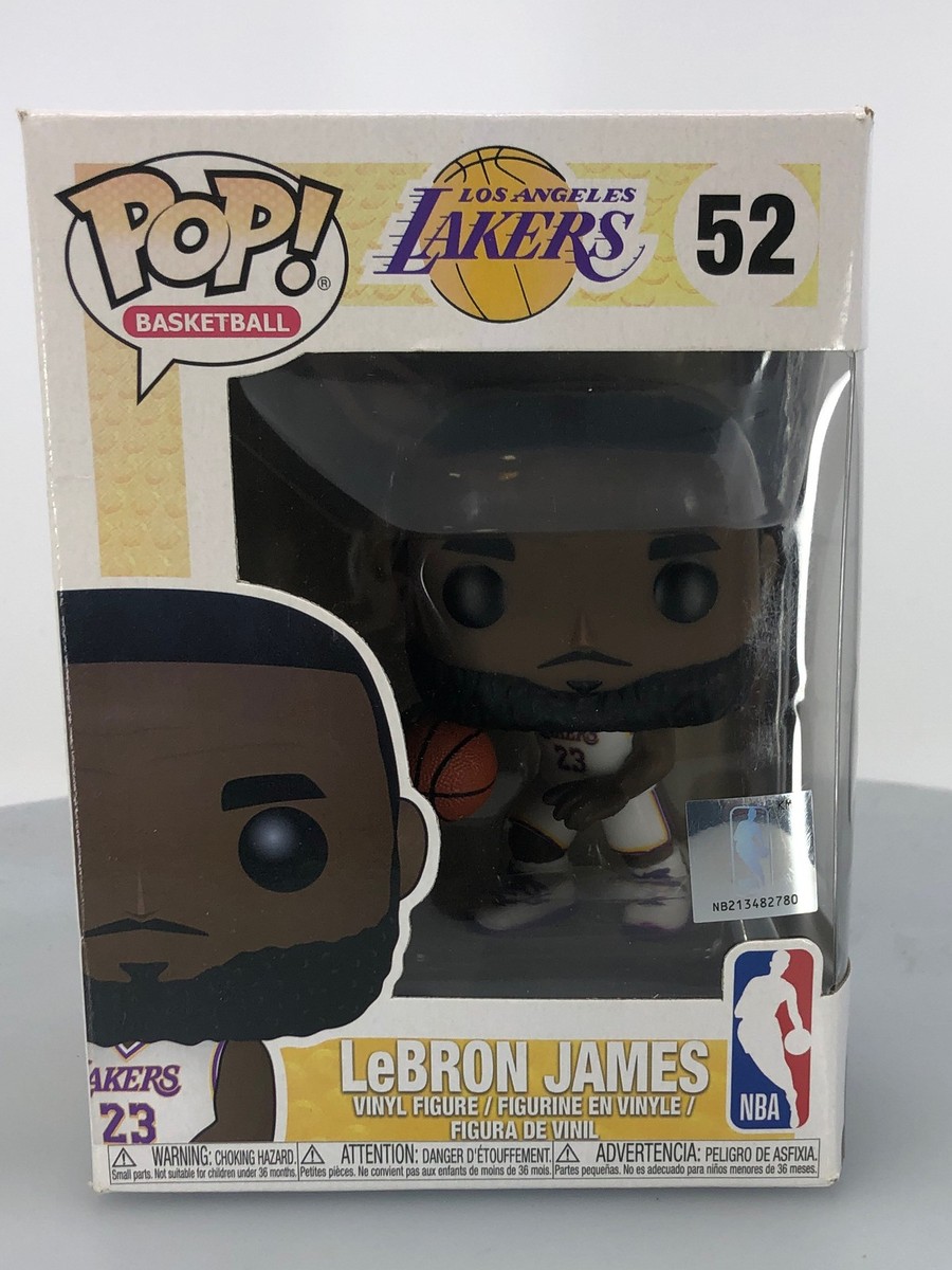 Funko Pop! Vinyl: LeBron James (Lakers) (White Jersey) #52