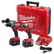 Milwaukee 2997-22 M18 FUEL Hammer Drill + Impact Driver Combo Kit