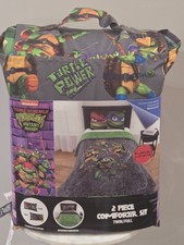 Teenage Mutant Ninja Turtles Kids 2-Piece Twin/Full Comforter Set, Reversible