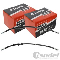 2X Mapco BremsschlÄUche Hinten Passend FüR Mercedes GL-KLASSE Gle Gls M-KLASSE