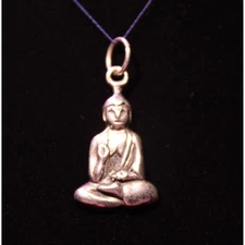 Buddha Pendant/Charm Sterling silver 925  "We Are One"