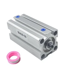 SDA 20X50 Compact double acting aluminium cylinder 20mm Bore 50mm Stroke