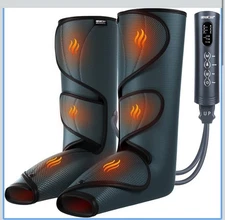 Leg Massager With  Heat and Compression,  For Circulation and Pain Relief,
