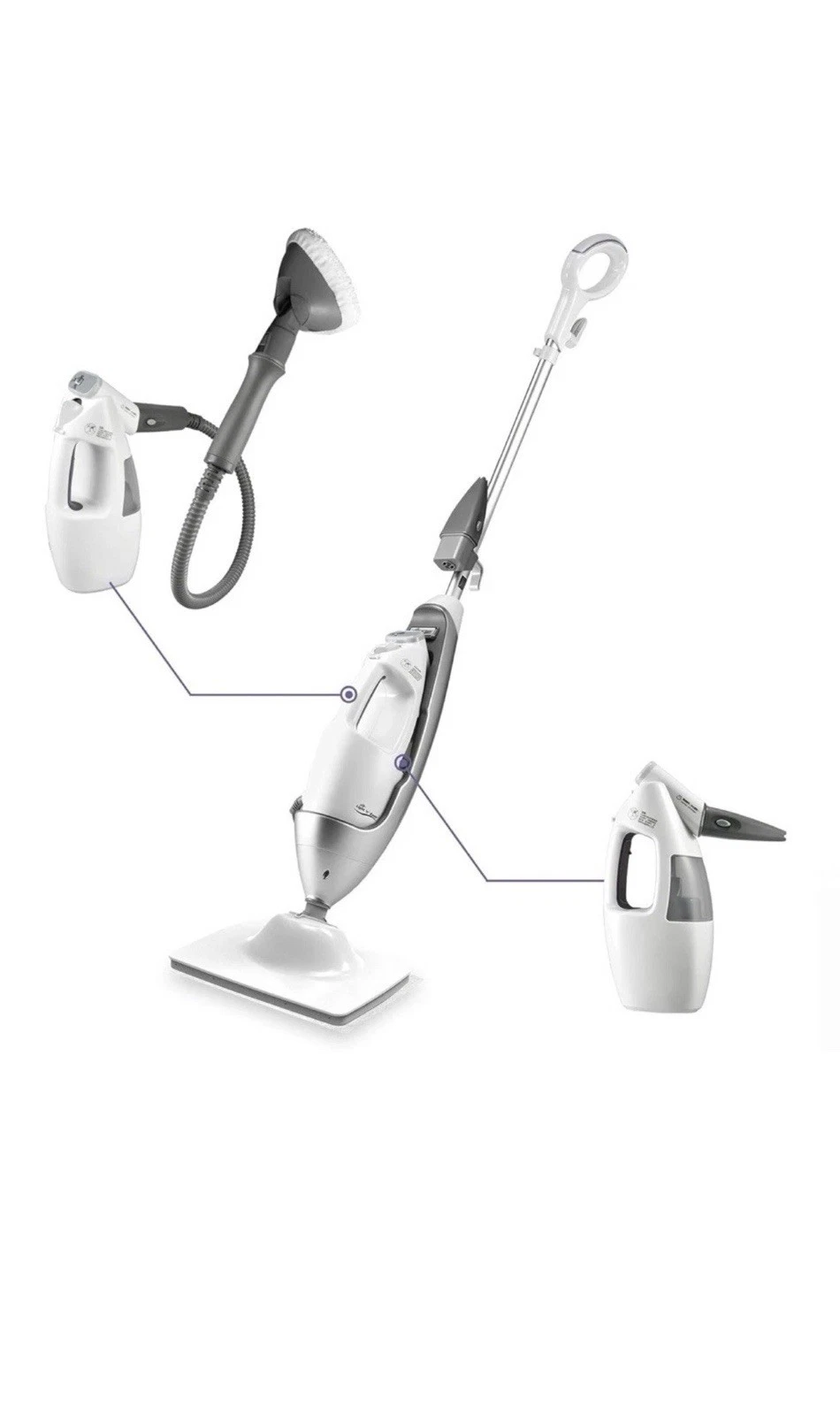 LIGHT 'N' EASY Multi-Functional Steamer With Separate Handheld Steam Cleaner
Opens in a new window o