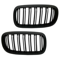 Nieren KüHlergrill Grill FüR BMW X5 F15 X6 F16 Bj. 2013- Schwarz Doppelsteg