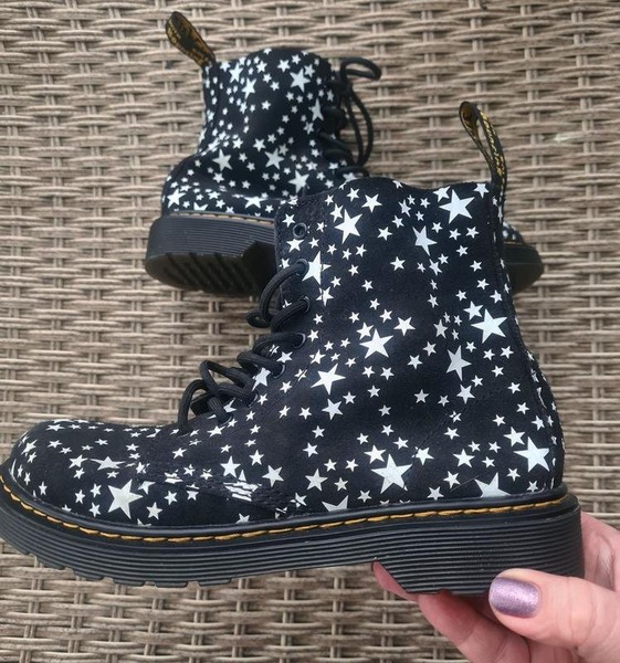 Women Dr. Martens Boots Black Suede 36