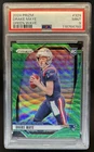 2024 Panini Prizm Drake Maye RC Green Wave Rookie #329 Patriots PSA 9
