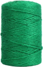 Vivifying Garden Twine, 328 Feet 3Mm Green Plant Ties, Strong Jute Twine String
