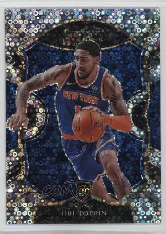 2020-21 Panini Select Concourse Disco Prizm Obi Toppin #68 1pf0