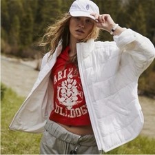 Free People Pippa Packable Jacket- White