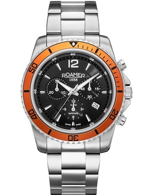 Roamer 862837 41 65 20 Herrenuhr Nautic Chrono 100 Chronograph 43mm 10ATM