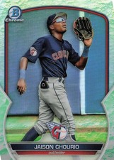 2023 Bowman #BCP-83 Jaison Chourio Chrome Prospects Lunar Glow Refractor