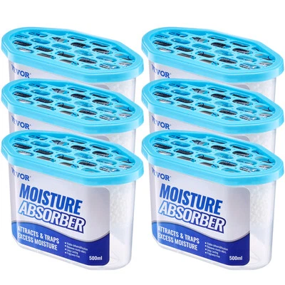 Uimoso Moisture Absorber Boxes 6 Packs 10.8 oz Fragrance Free Moisture Absorbers - Image 1 of 4