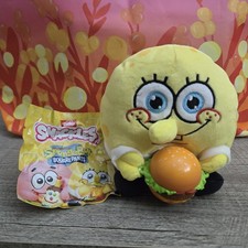 ZURU SNACKLES SPONGEBOB SQUAREPANTS COLLECTIBLE PLUSH NEW OPENED TO IDENTIFY