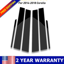 Set Of 6 Black Pillar Post For 2007-2011 Honda Crv Window Door Trim Cover Panels Set Of 6 Black Pillar Post For 2007-2011 Honda Crv Window Door Trim Cover Panels