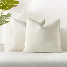 JUSPURBET 18x18 Throw Pillow Covers Set of 2 Decorative Pillow Covers for Cou...