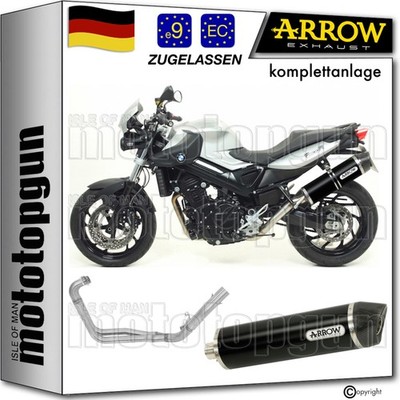 ARROW KOMPLETTANLAGE OP MAXI RACE-TECH SCHWARZ C BMW F800 F-800 R 2013 13