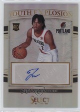 2021-22 Select Youth Explosion Signatures Silver Prizm Trendon Watford Auto 0w8