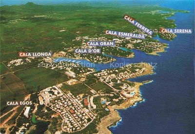 Cala d Or Mallorca ES aerial photo Cala-d Or Cala-Longa Cala-Egos Cala-Gran 