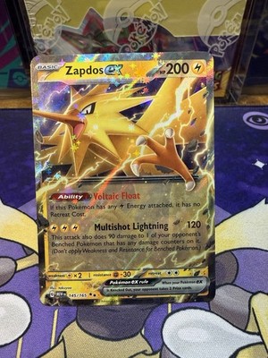 Zapdos ex 145/165 Sv: Scarlet & Violet 151 Holo